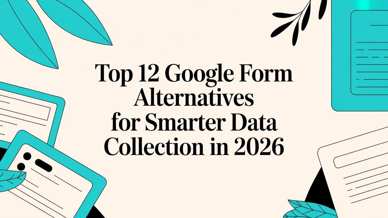 Top 12 Google Form Alternatives for Smarter Data Collection in 2026