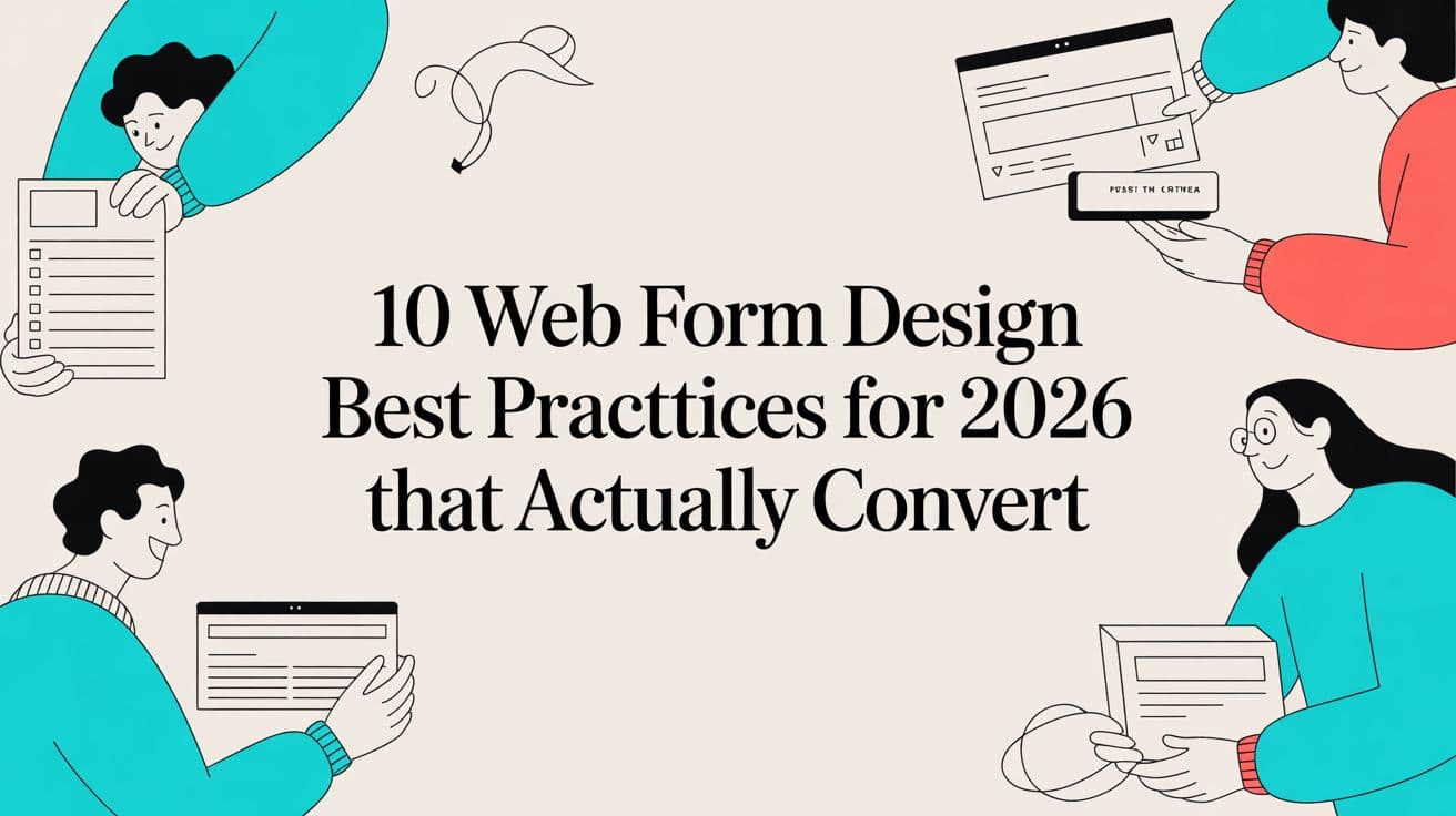 10 Web Form Design Best Practices for 2026 That Actually Convert