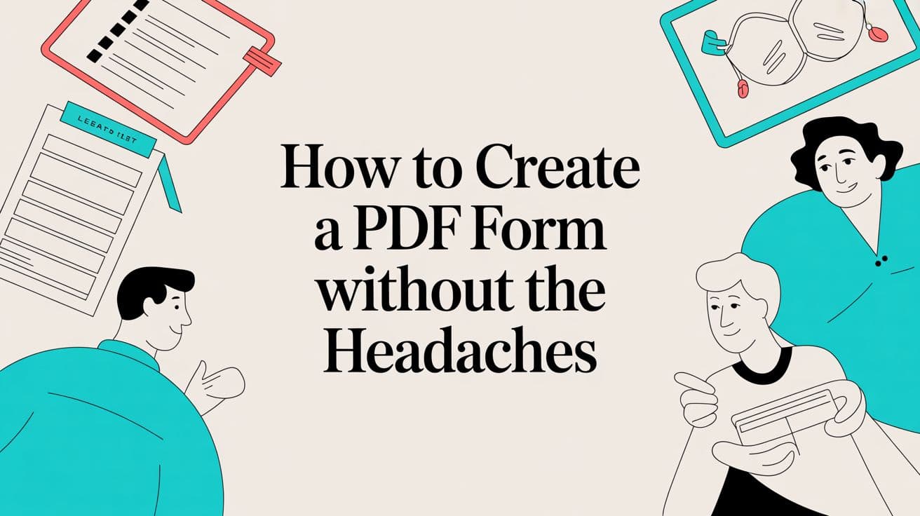 How to Create a PDF Form Without the Headaches