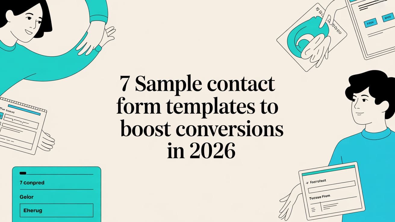 7 Sample Contact Form Templates to Boost Conversions in 2026
