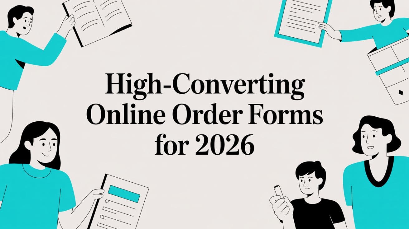 High-Converting Online Order Forms for 2026