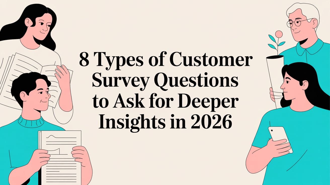 8 Types of Customer Survey Questions to Ask for Deeper Insights in 2026