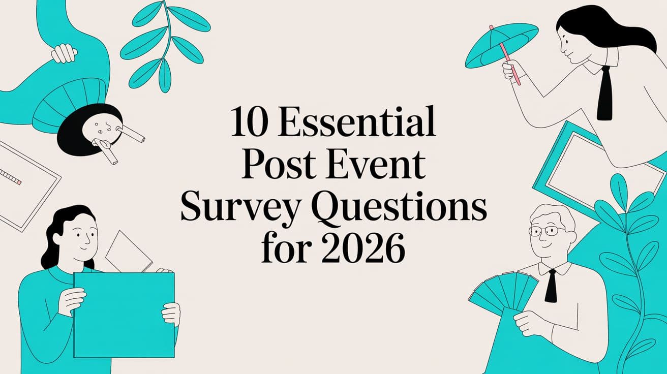 10 Essential Post Event Survey Questions for 2026