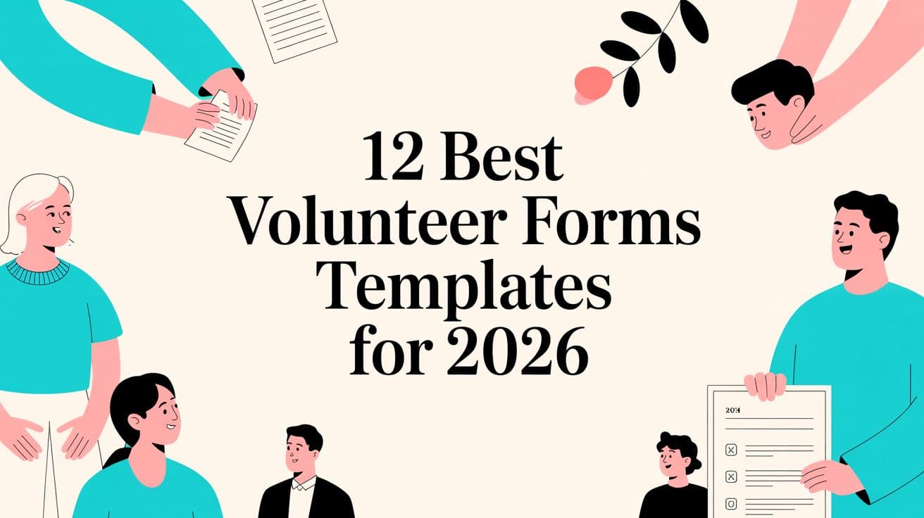 12 Best Volunteer Forms Templates for 2026