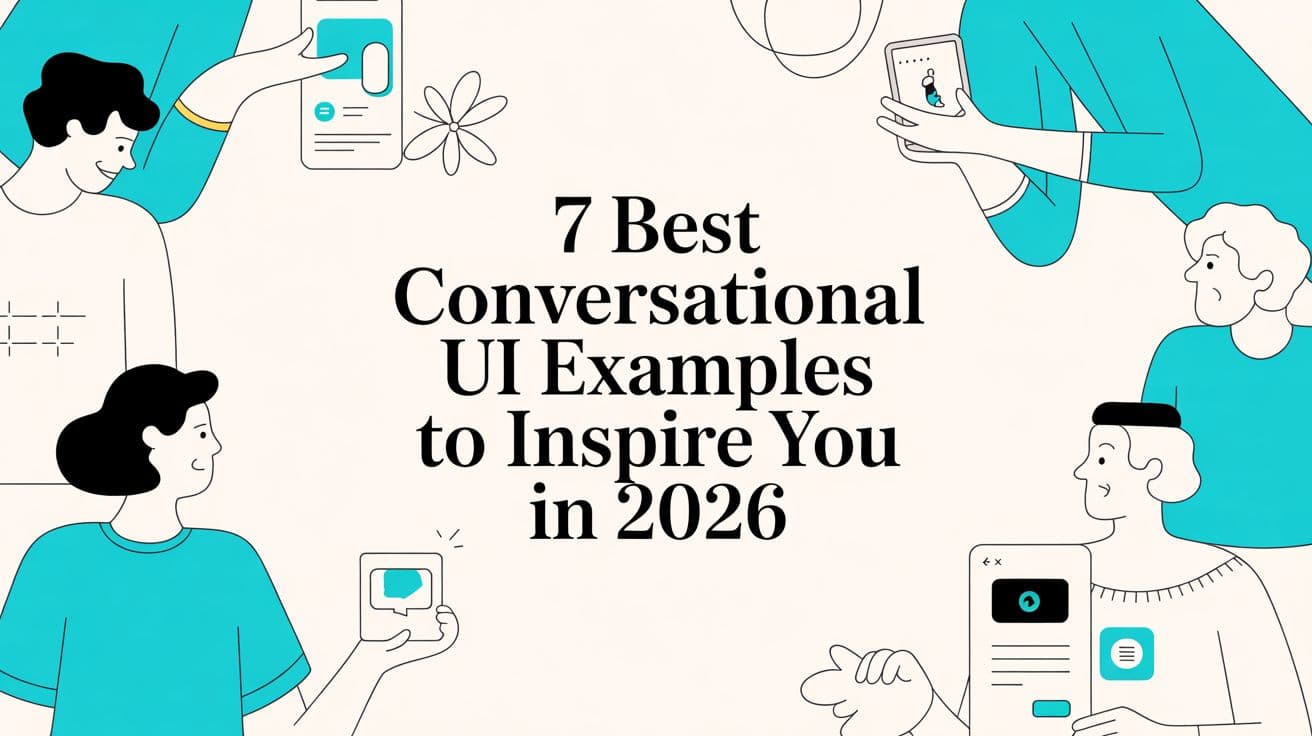 7 Best Conversational UI Examples to Inspire You in 2026