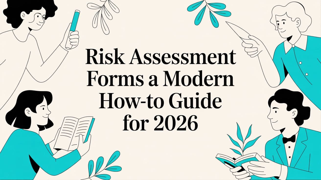 Risk Assessment Forms A Modern How-To Guide for 2026