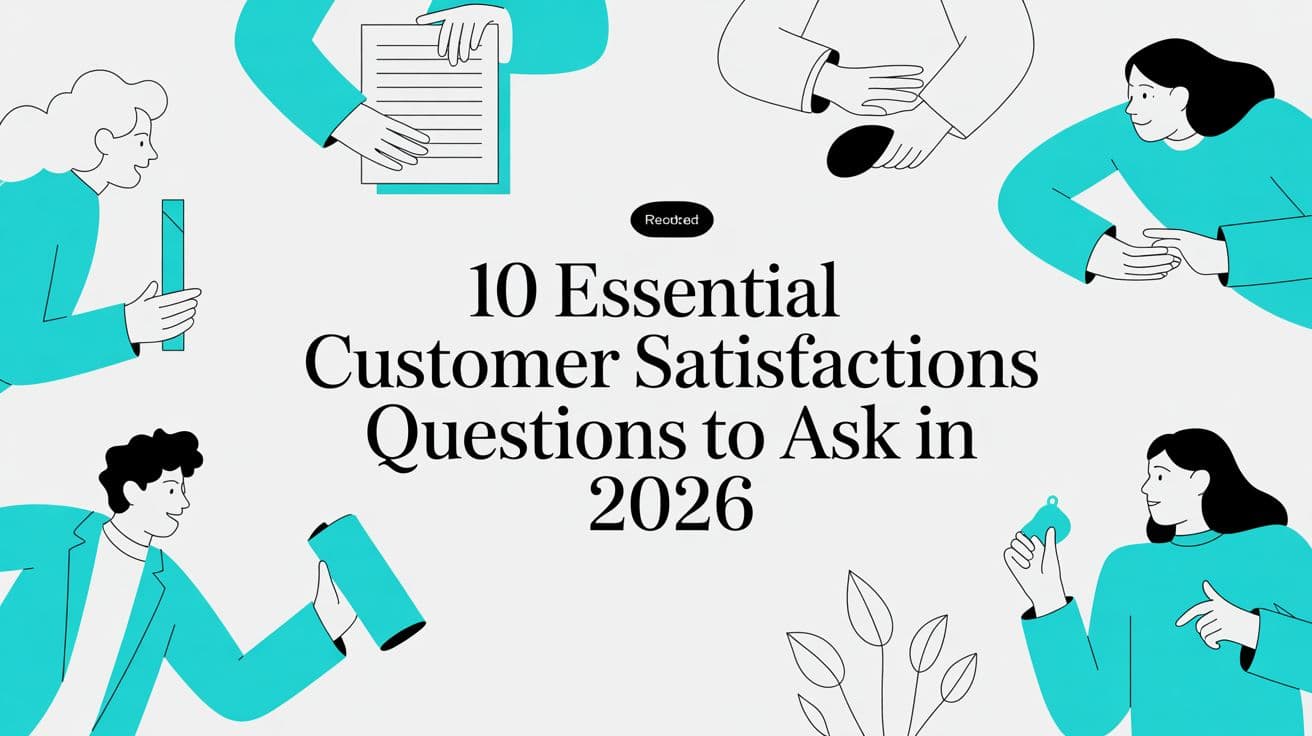 10 Essential Customer Satisfaction Questions to Ask in 2026